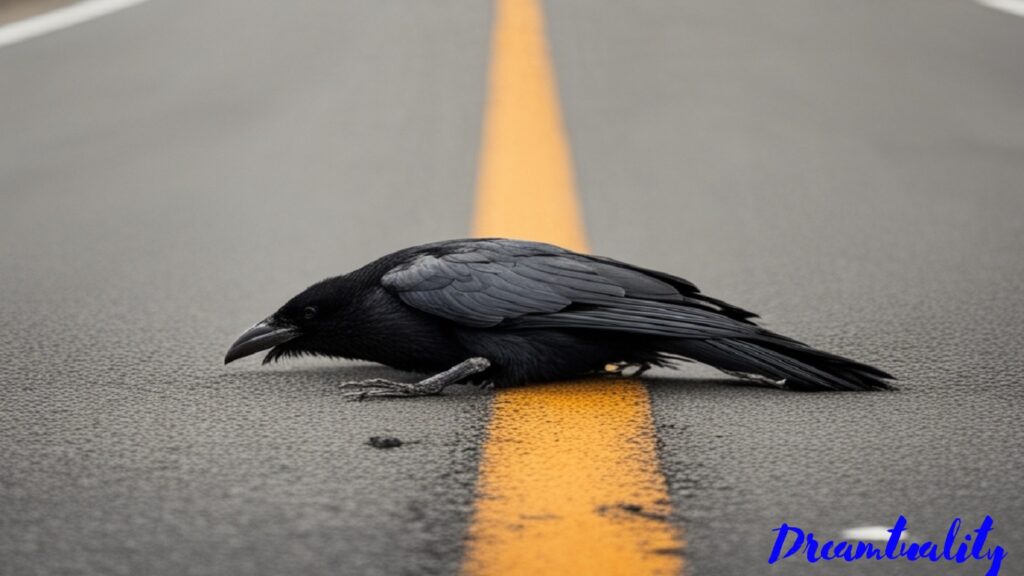 A dead crow's spiritual meaning