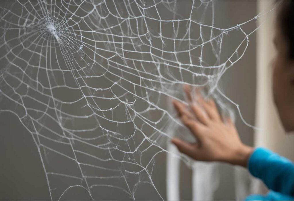 Removing cobwebs in a dream