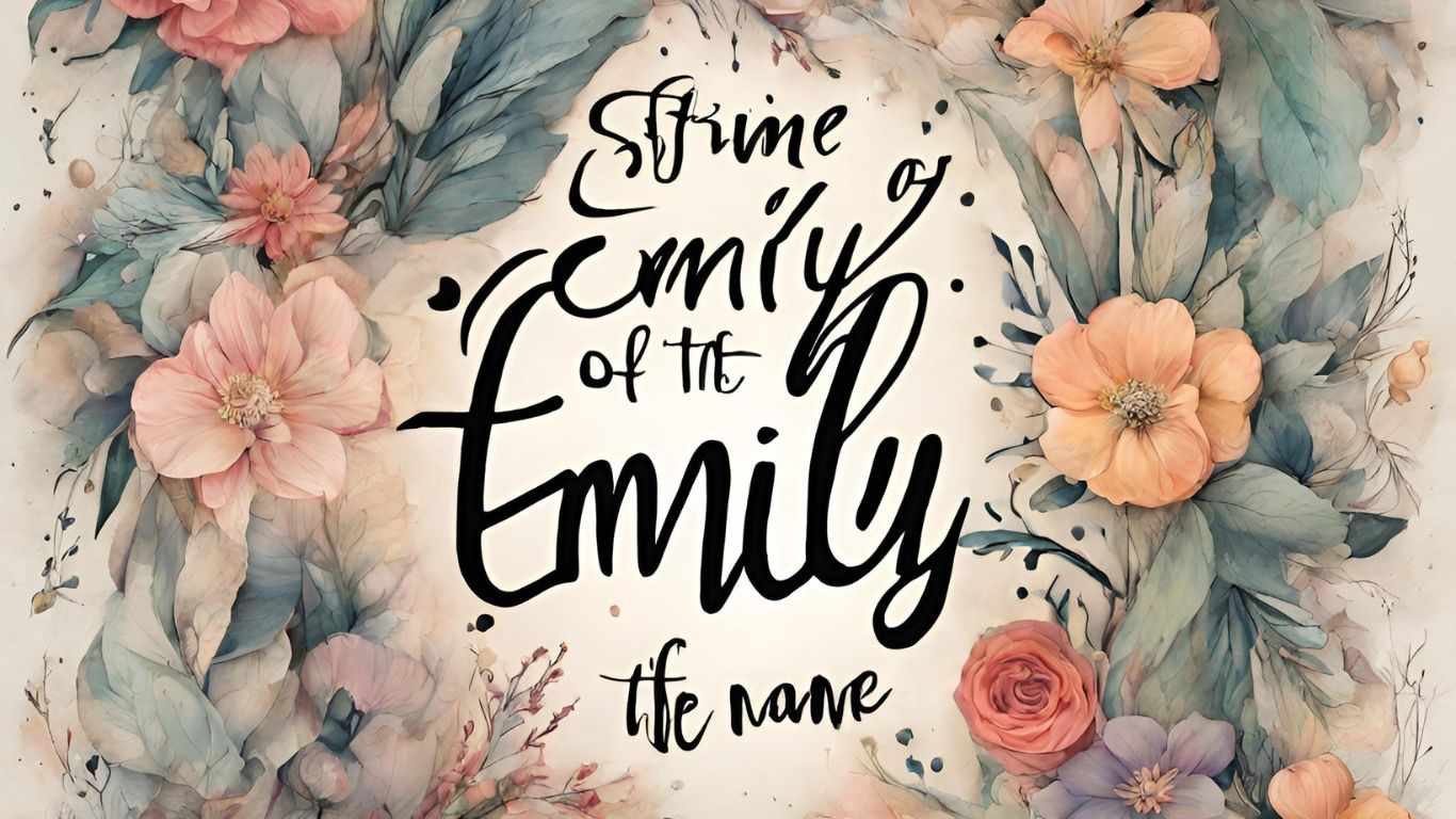 Spiritual Meaning of the Name Emily